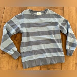 ZYIA Women’s Striped Crew Sweatshirt